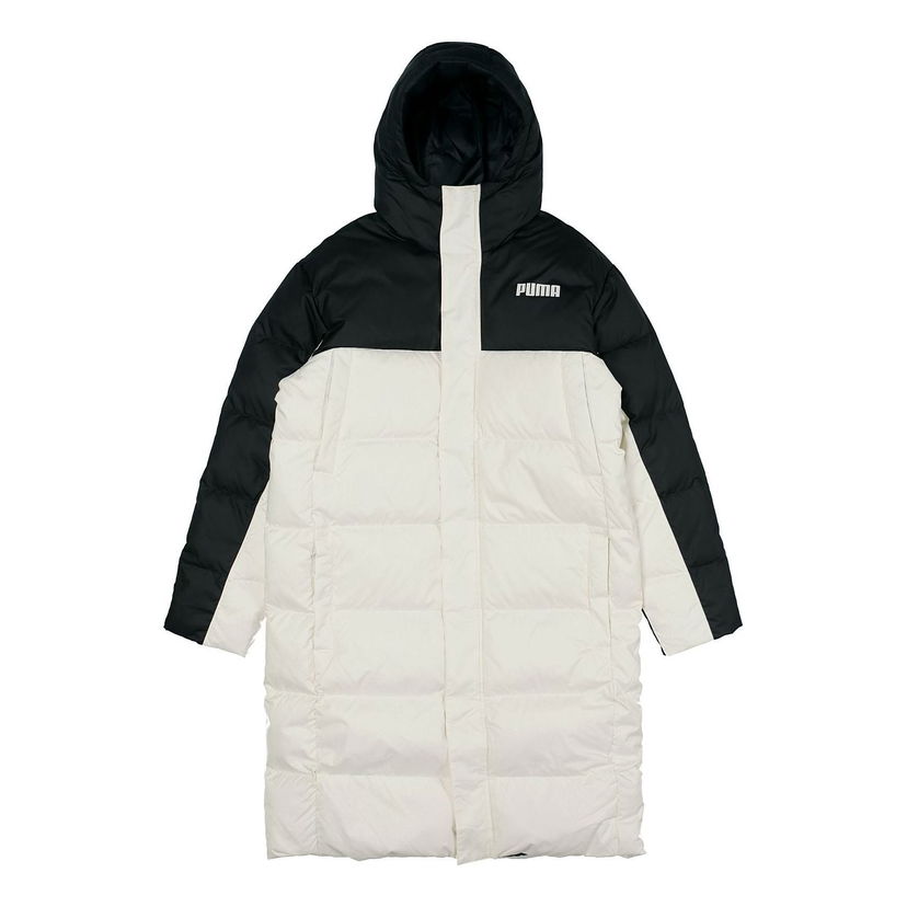 Puhovka Puma Long Puffer Jacket Bela | 846321-73