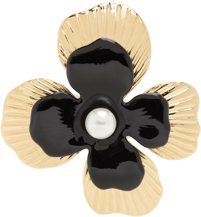 Zatiči A.P.C. A.P.C. Fleur Pearl Brooch Kovinski | MEAEE-F70864