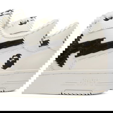 Superge in čevlji BAPE Bathing Ape Sta Icon #1 Size UK 4.5 Bela | 001FWL302305L-BLK, 3