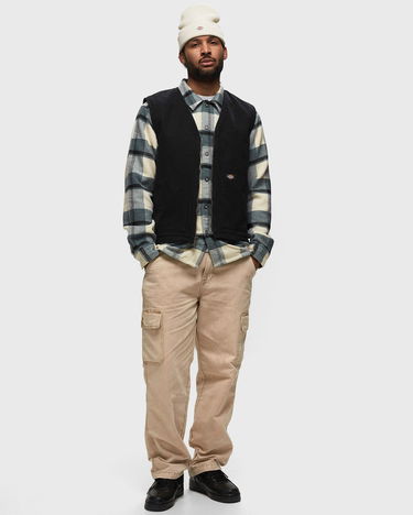 Oblačila in dodatki Dickies Duck Canvas Gilet Man Desert Sand Size XS Črna | 0A4YQK, 2