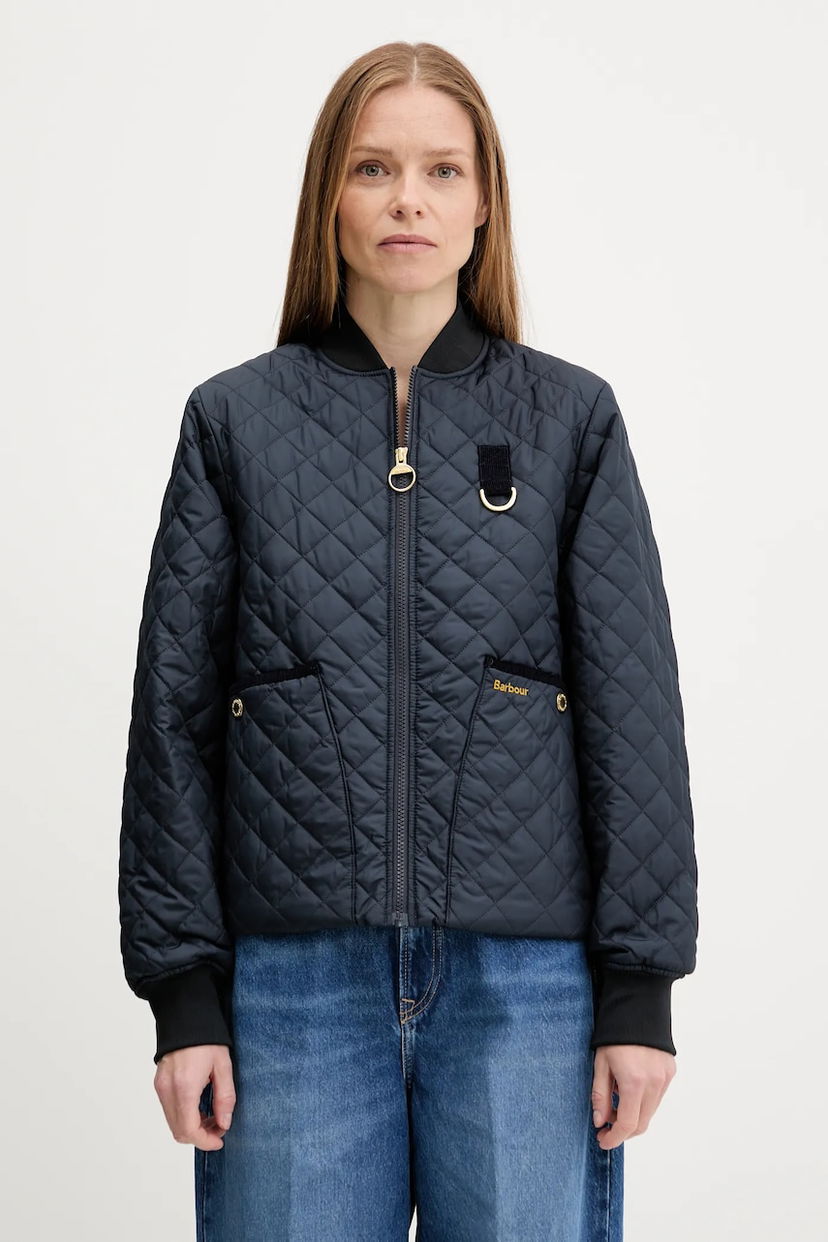 Bomber jakna Barbour Barbour Reyna Quilted Bomber Jacket Mornarica | LQU1826