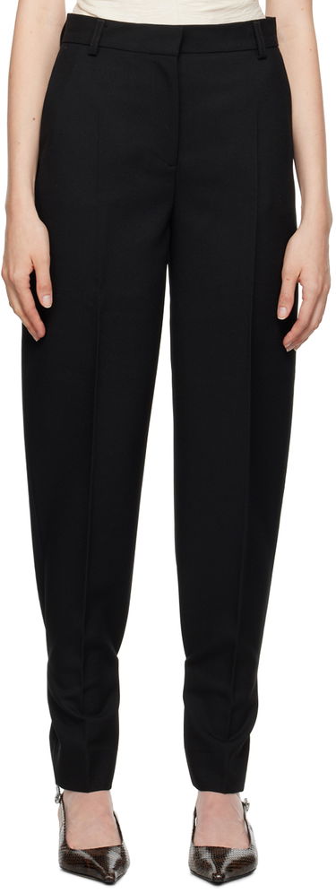 Hlače TOTEME Slouch Trousers Črna | 244-WRB0213-FB0314, 0