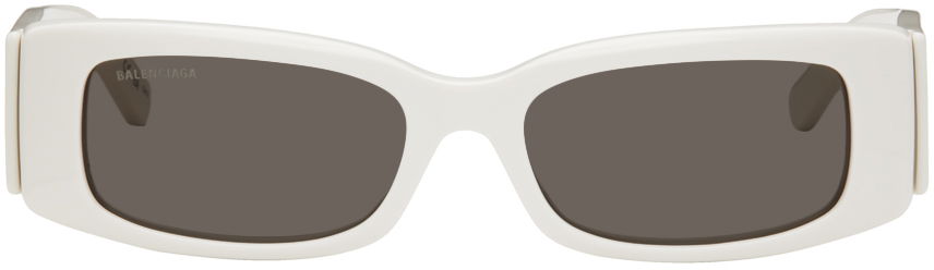 Sončna očala Balenciaga Max Rectangle Bela | BB0260S-003, 0