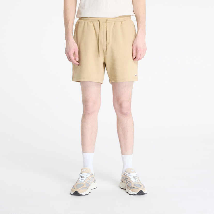 Kratke hlače Tommy Hilfiger Tommy Jeans S Flag Beach Shorts Bež | DM0DM21931 ACT