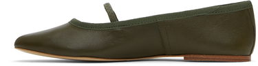 Oblačila A.P.C. A.P.C. Swan Ballerina Flats Zelena | PXBVQ-F53295, 2