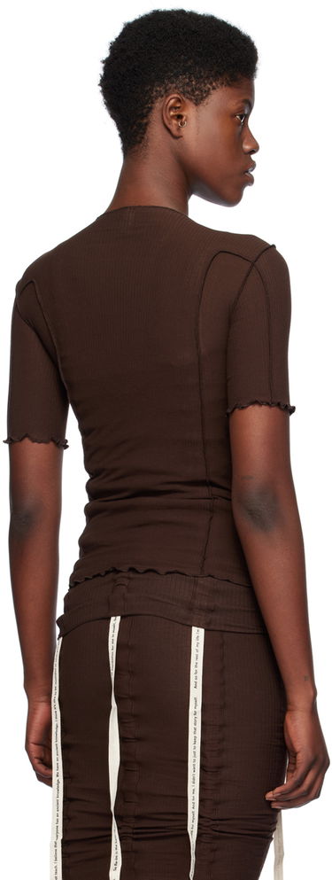 Majica Baserange Omato Brown Fitted T-Shirt Rjava | TTO3-RB-SP24, 2