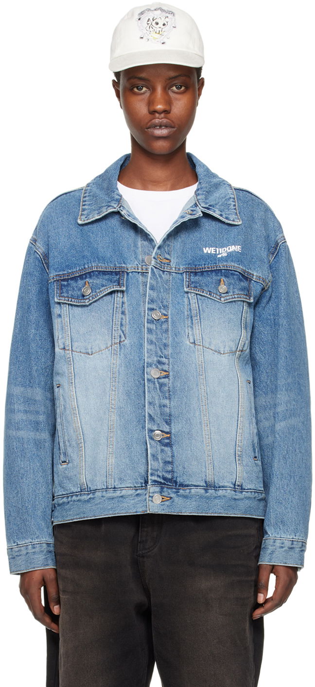Jakna We11done We11done Faded Denim Jacket Modra | WD-DJ1-23-913-U-BL, 0