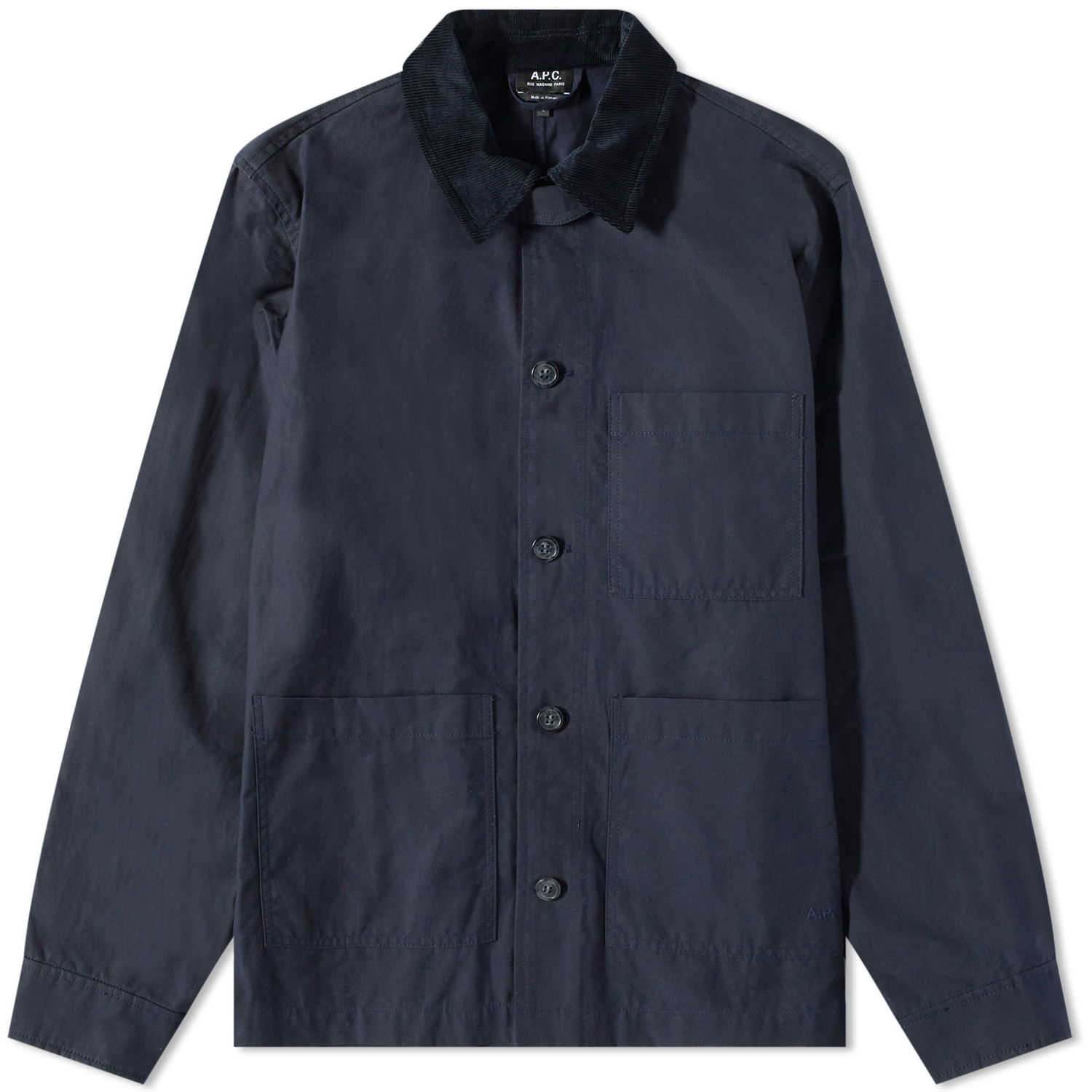 Jakna A.P.C. Gabriel Waxed Cotton Jacket Mornarica | COERC-H02841-IAK, 0
