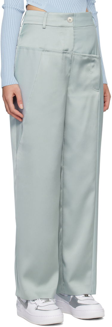 Hlače Feng Chen Wang Feng Chen Wang Paneled Trousers Modra | FWS15TR14, 1