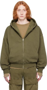 Entire Studios Thermal Zip-Up Hoodie