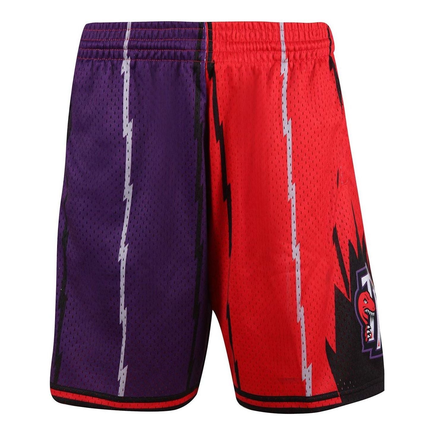 Kratke hlače Mitchell & Ness Mitchell & Ness NBA Toronto Raptors 1998 Split Swingman Shorts Lila | SMSH4855-TRA98PPPPRRD, 0