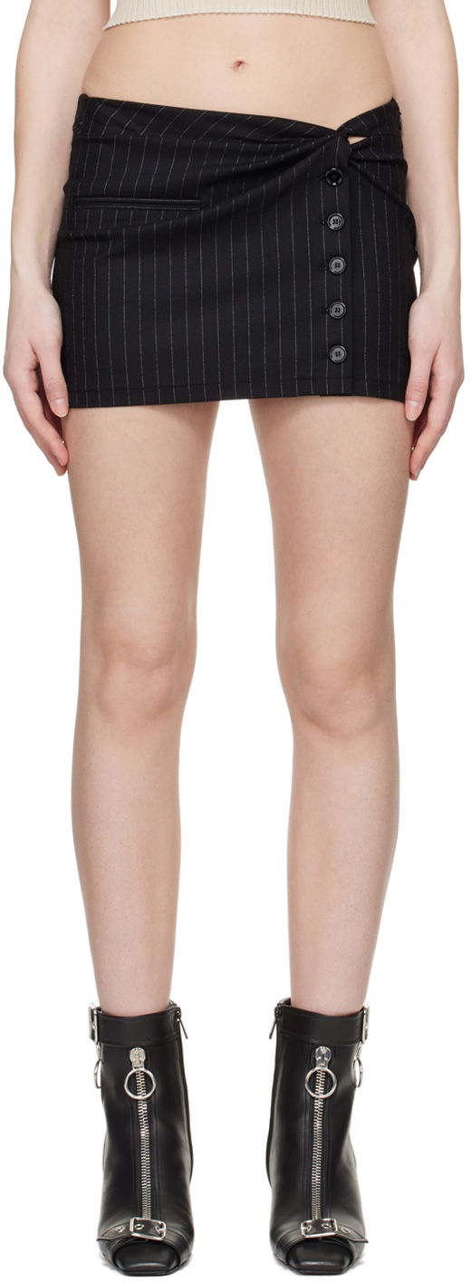 Krila Courrèges Twist Snaps Miniskirt Črna | 124CJU140WO0092, 0