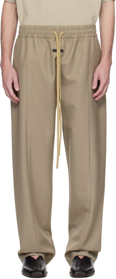 Hlače Fear of God Fear of God Wool Center Seam Track Pants Bež | FGE240-4041HTW, 0