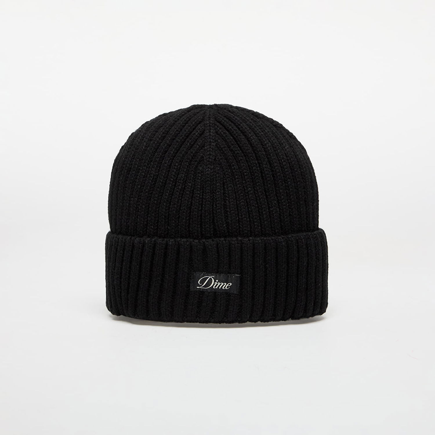Beanie Dime DIME Cursive Fold Beanie Črna | DIMEHO2427BLK, 0
