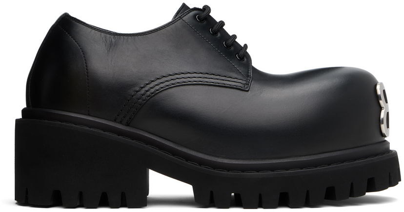 Oblačila Balenciaga Balenciaga Stomper Derbys Črna | 807326WCDA0