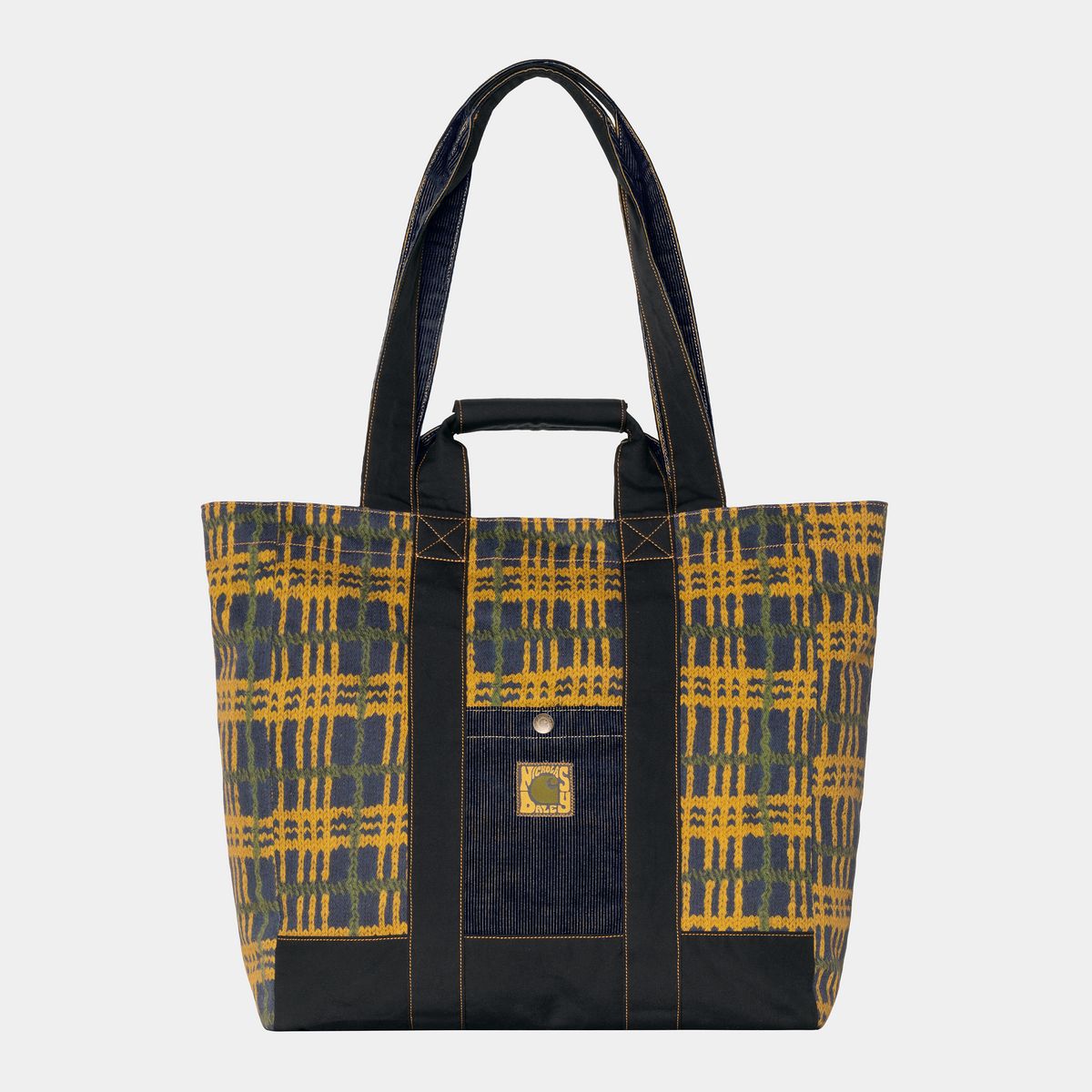Tote bag Carhartt WIP Nicholas Daley ND Tartan Print Record Bag Večbarvna | I034914_3, 0