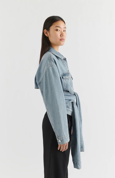 Jakna AXEL ARIGATO Hydra Tie-Front Jacket Modra | A2164001, 6