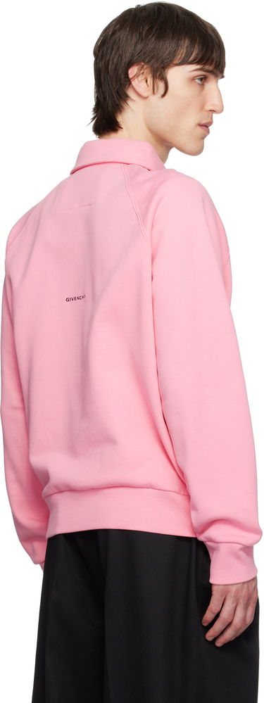 Pleteni pulover Givenchy Givenchy 4G Buttoned Raglan Polo Roza | BMJ0M53YCD662, 2