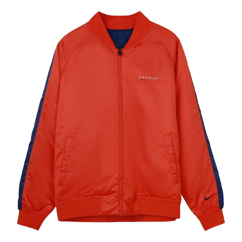 Bomber jakna Nike Swoosh Reversible Bomber Jacket Oranžna | CJ4876-891