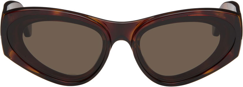 Sončna očala Loewe Paula's Ibiza Goggle Cat-Eye Sunglasses Rjava | LW40171UM6252E 840126861471