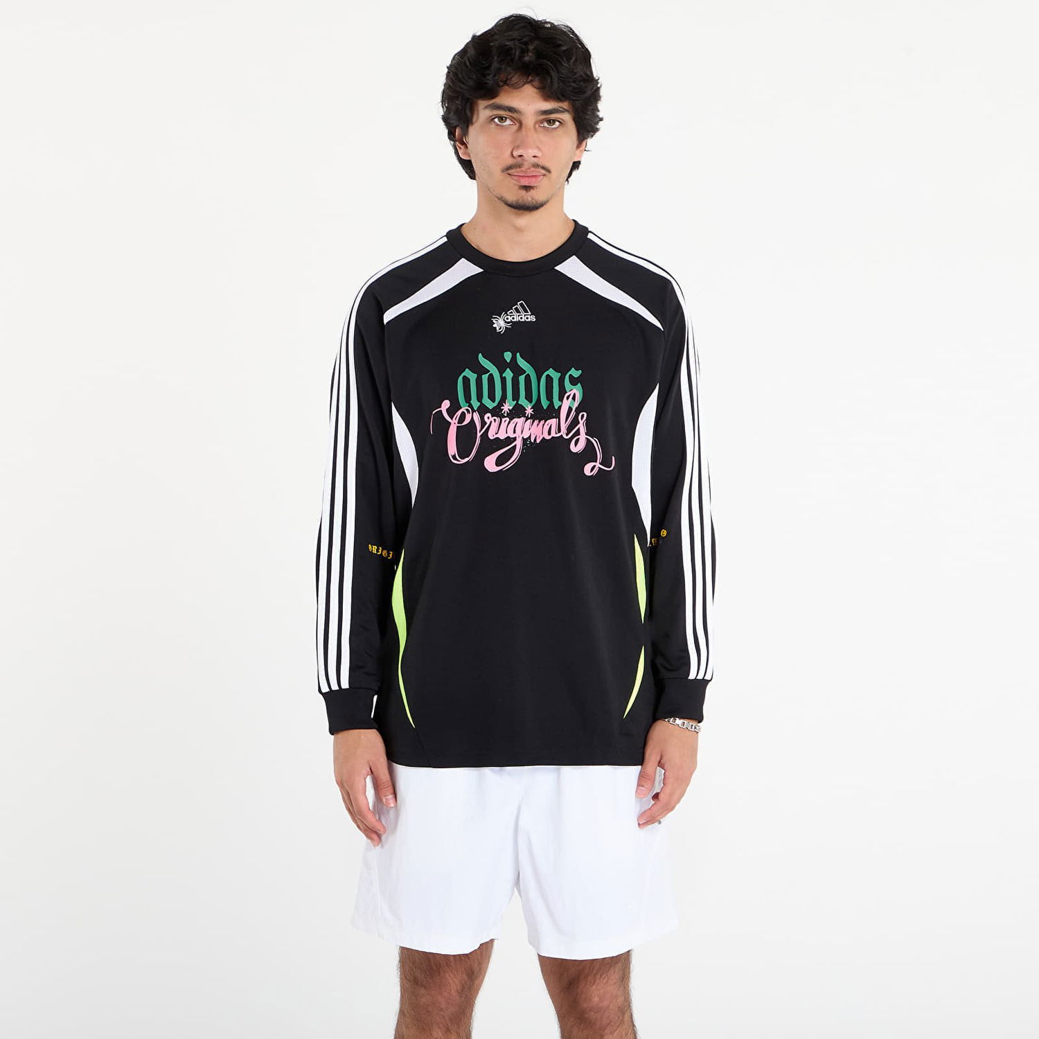Majica adidas Originals Spiders Goalkeeper Loose Long-Sleeve Top Črna | JW0201, 0