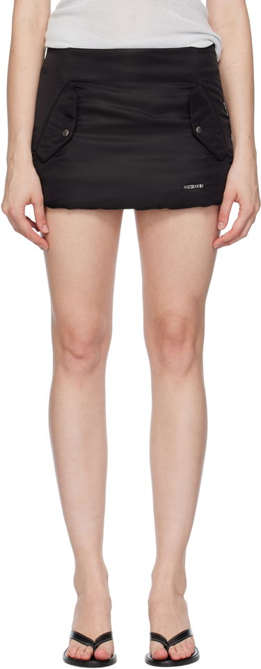 Krila We11done We11done Padded Miniskirt Črna | WD-SK2-25-260-W-BK, 0