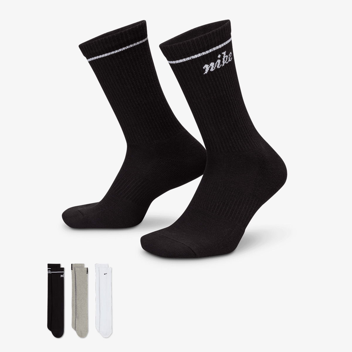 Nogavice Nike U NK ED PL CSH CRW 3P 144 WGFX Večbarvna | HV6864-900, 1
