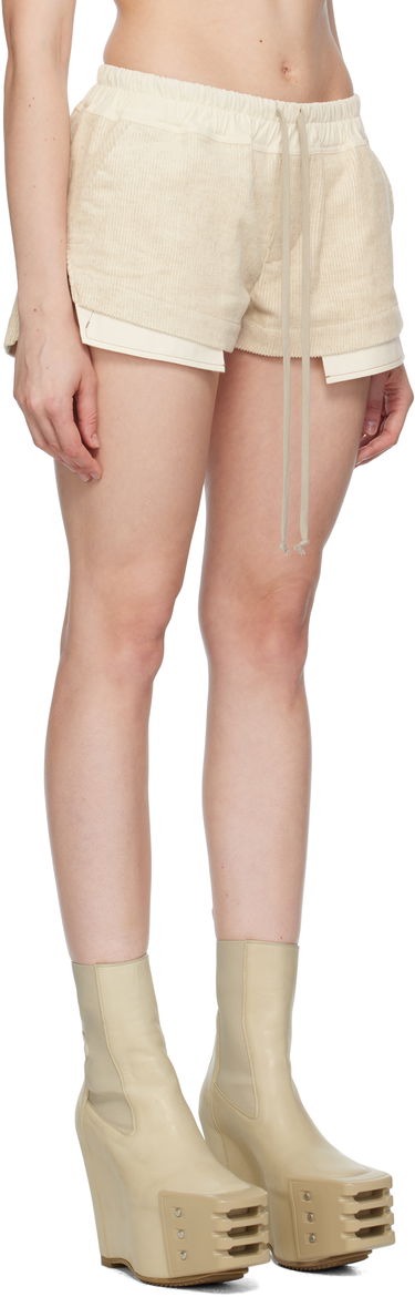 Kratke hlače Rick Owens Rick Owens Fog Boxers Shorts Bež | RP02E4316 MLC, 1