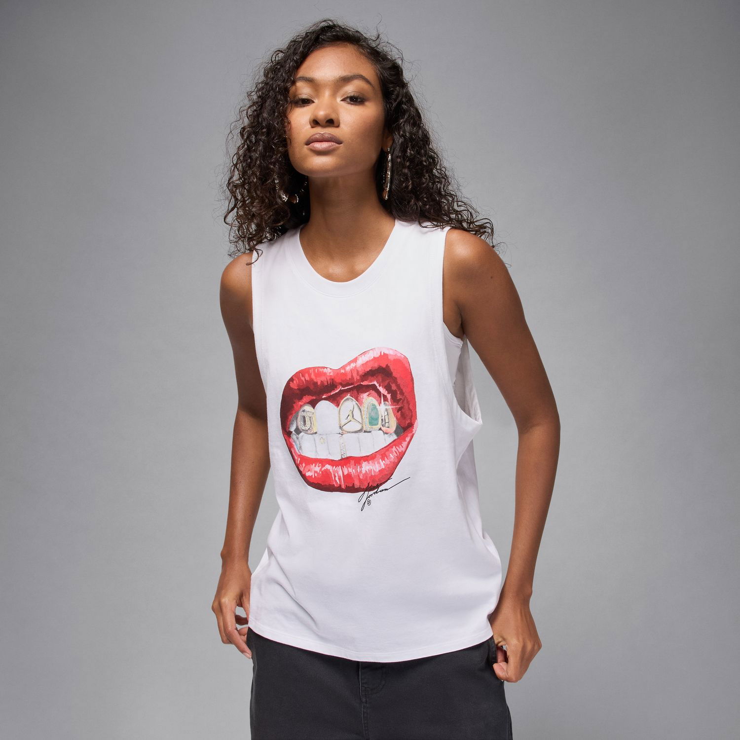 Majica brez rokavov Jordan Flight Sleeveless Graphic Tee Bela | HV0223-100, 0