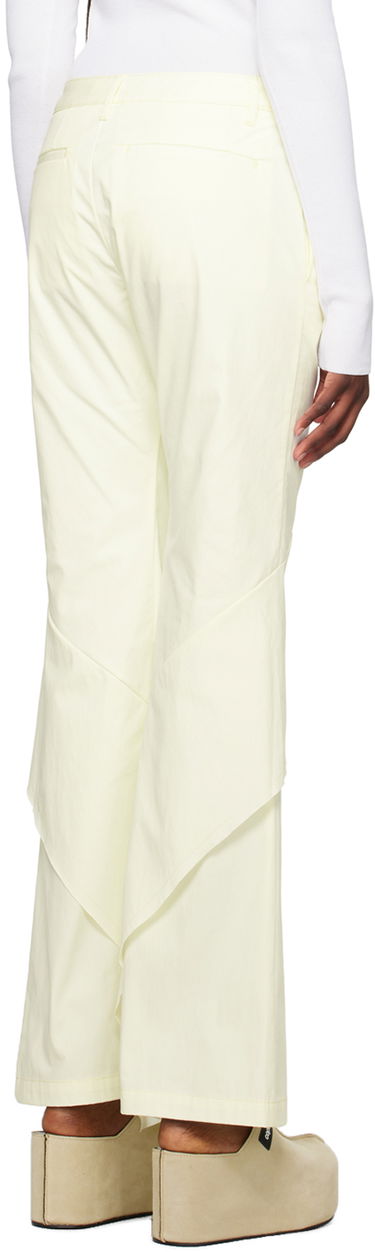 Hlače Dion Lee Drape Trousers Rumena | C2161F23, 2