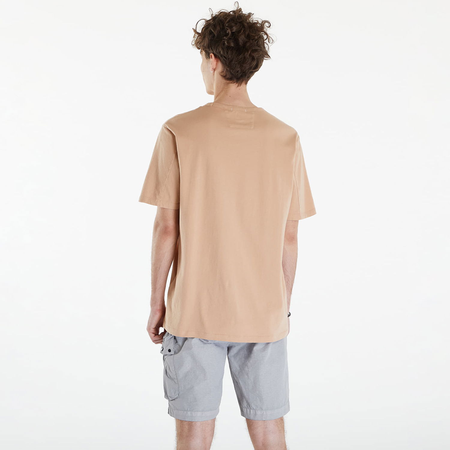 Majica C.P. Company Short Sleeve T-Shirt Pastry Shell Bež | 16CMTS086A005431R-437, 1