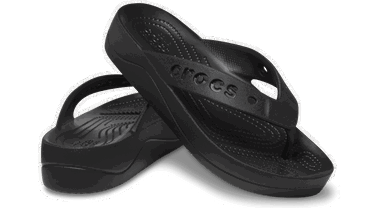 Superge in čevlji Crocs Baya Platform Slides "Black" Črna | 208395-001, 1