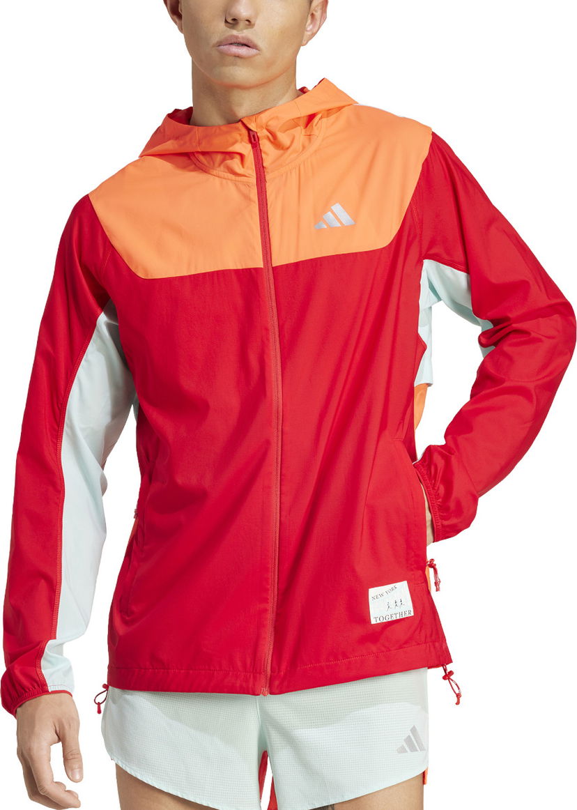 Vetrovka adidas Originals New York City Jacket With Hood Rdeča | iw9232