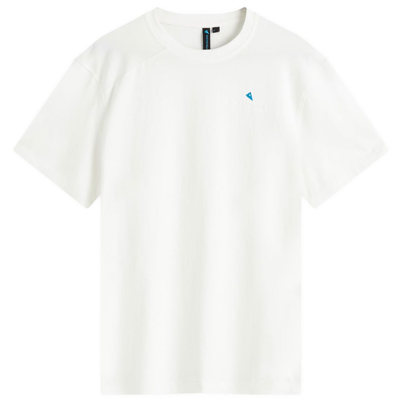 Majica Klättermusen Root Logo T-Shirt Snow Bela | 10418-101