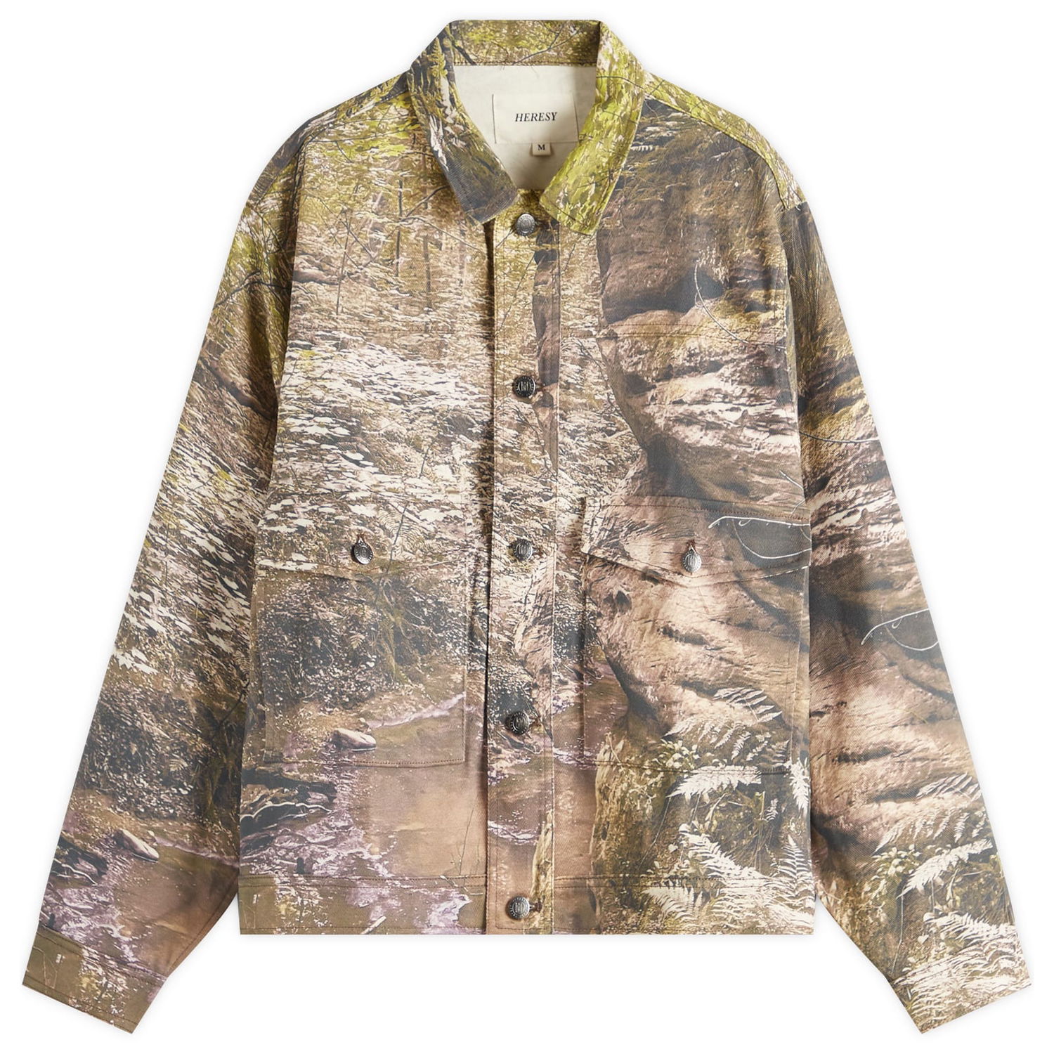 Jakna Heresy Heresy Dunino Print Jacket Rjava | HSS25-O08, 0
