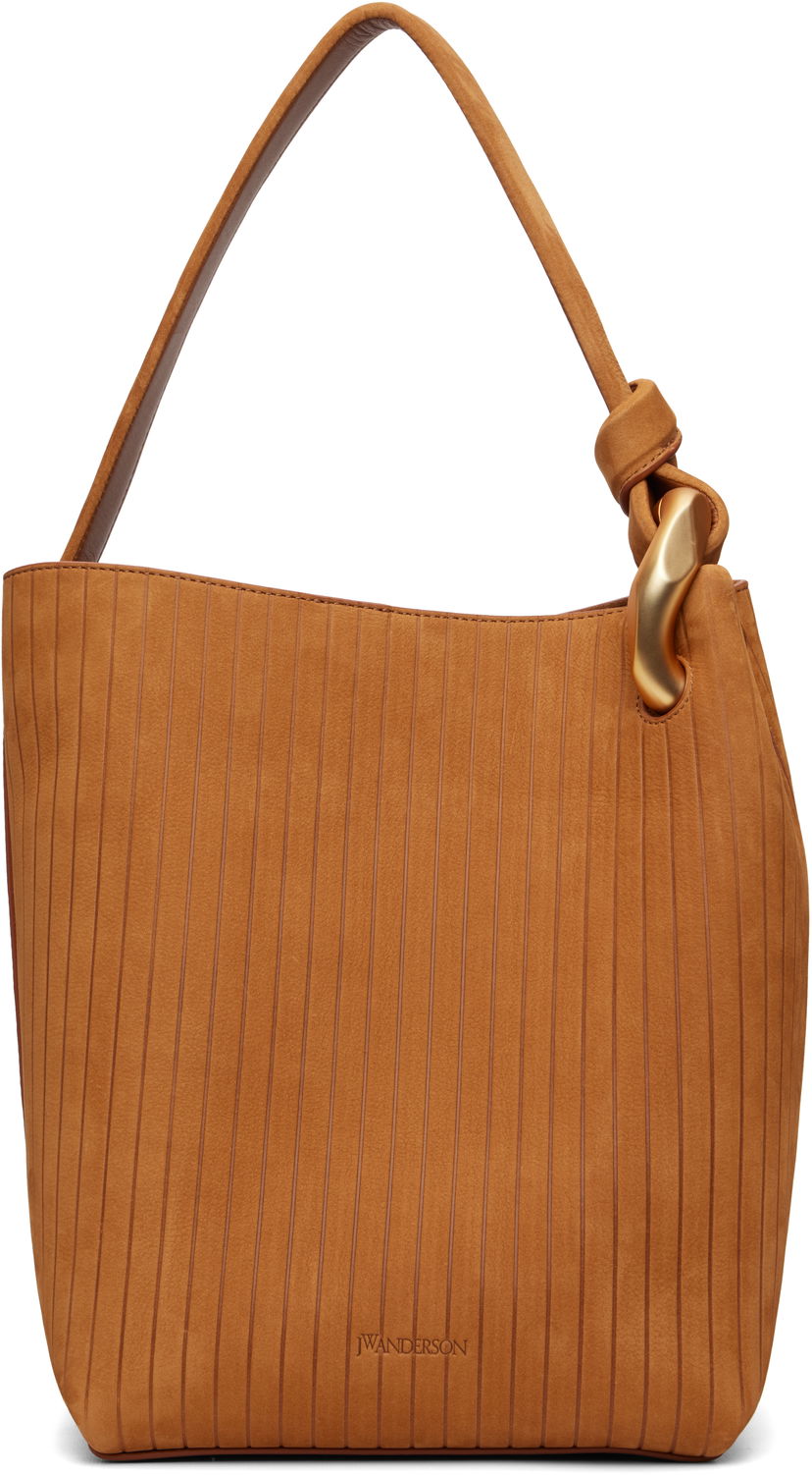 Tote bag JW Anderson 'The JWA Corner Bucket' Tote with Vertical Texture and Sculptural Hardware Rjava | HB0737-LA0375