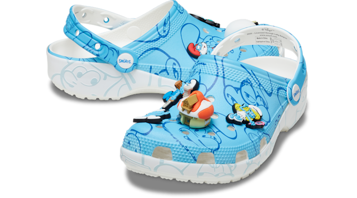Superge in čevlji Crocs Smurfs Classic Clogs Modra | 210820-90H, 1