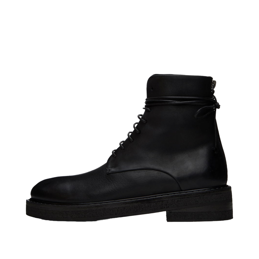 Superge in čevlji Marsèll Leather Boots With Wrap-Around Lacing Črna | MM2961 147666