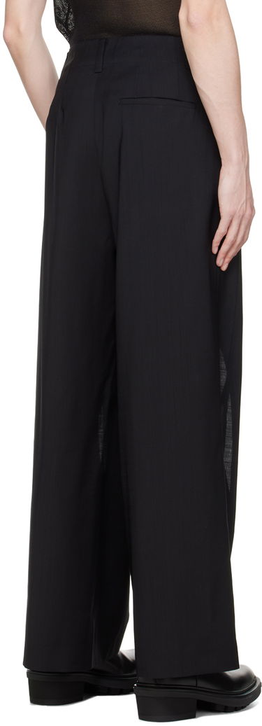 Hlače Feng Chen Wang Feng Chen Wang Paneled Trousers Črna | FMS17TR05, 2