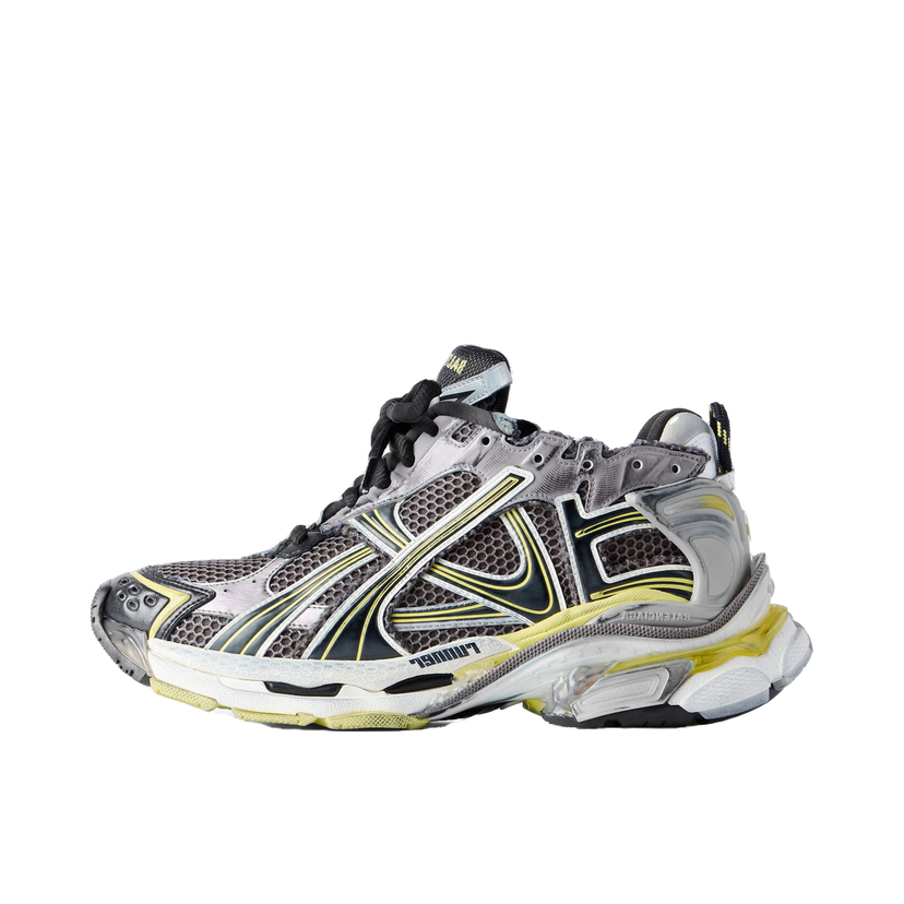 Superge in čevlji Balenciaga Runner Grey Yellow Siva | 772774W3RMU1279