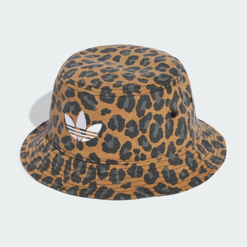 Klobuk adidas Performance Leopard Print Bucket Hat Rjava | JX0603