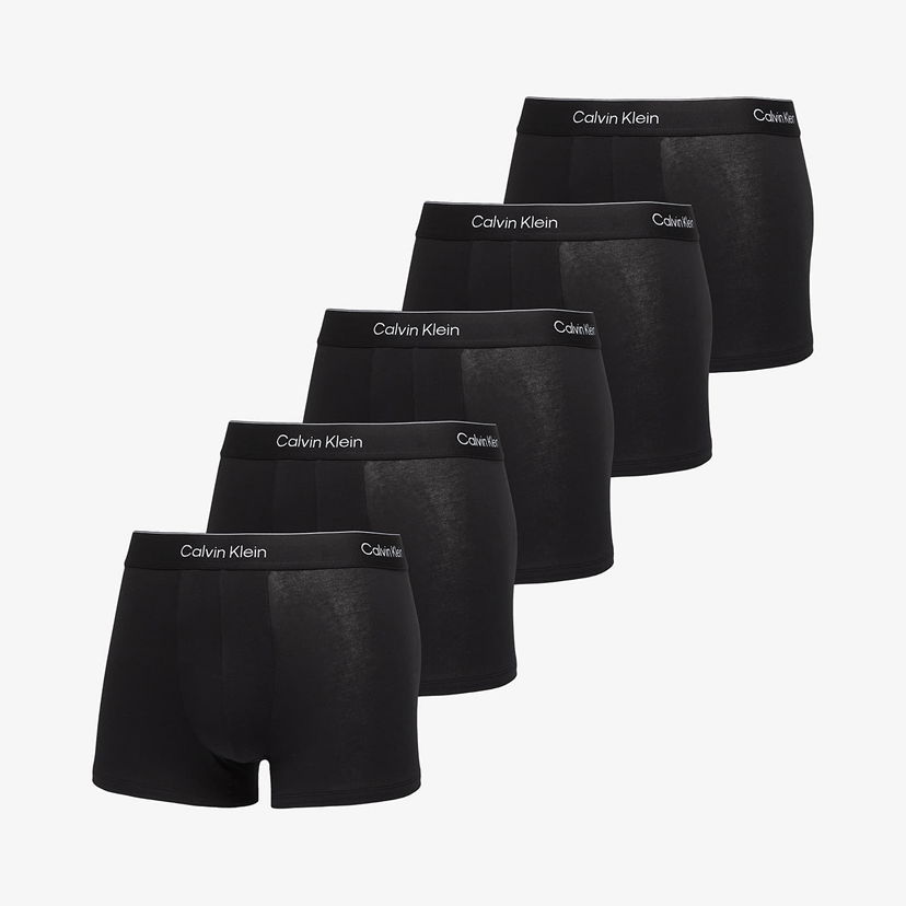 Boksarice CALVIN KLEIN Calvin Klein Icon Cotton Stretch Trunk 5-Pack Črna | LV00NB4393 TM6