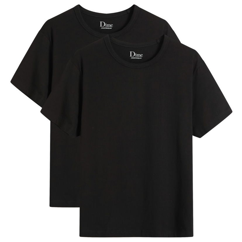 Majica Dime Dime Classic 2 Pack T-Shirts, Size Large Črna | DIMESU2535-BLK