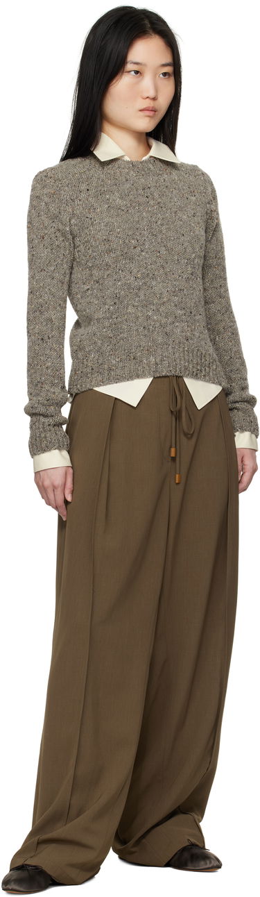 Pleteni pulover &Daughter &Daughter Arden Donegal Crewneck Sweater Siva | H2008M, 3