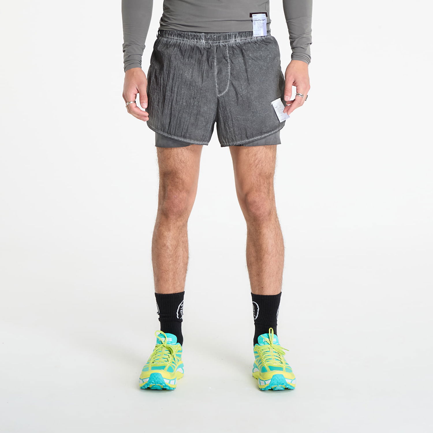 Kratke hlače Satisfy Satisfy Rippy 3" Trail Shorts Siva | 12042-00A00, 0