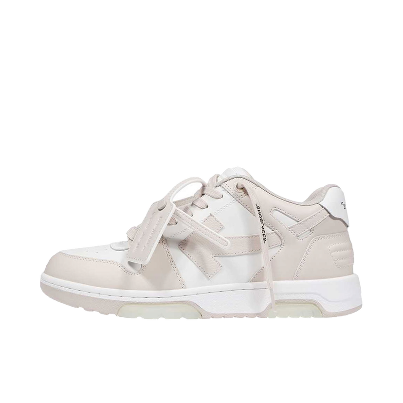 Superge in čevlji Off-White Out Of Office Calf Leather "White Beige" Bež | OMIA189C99-LEA007-0161