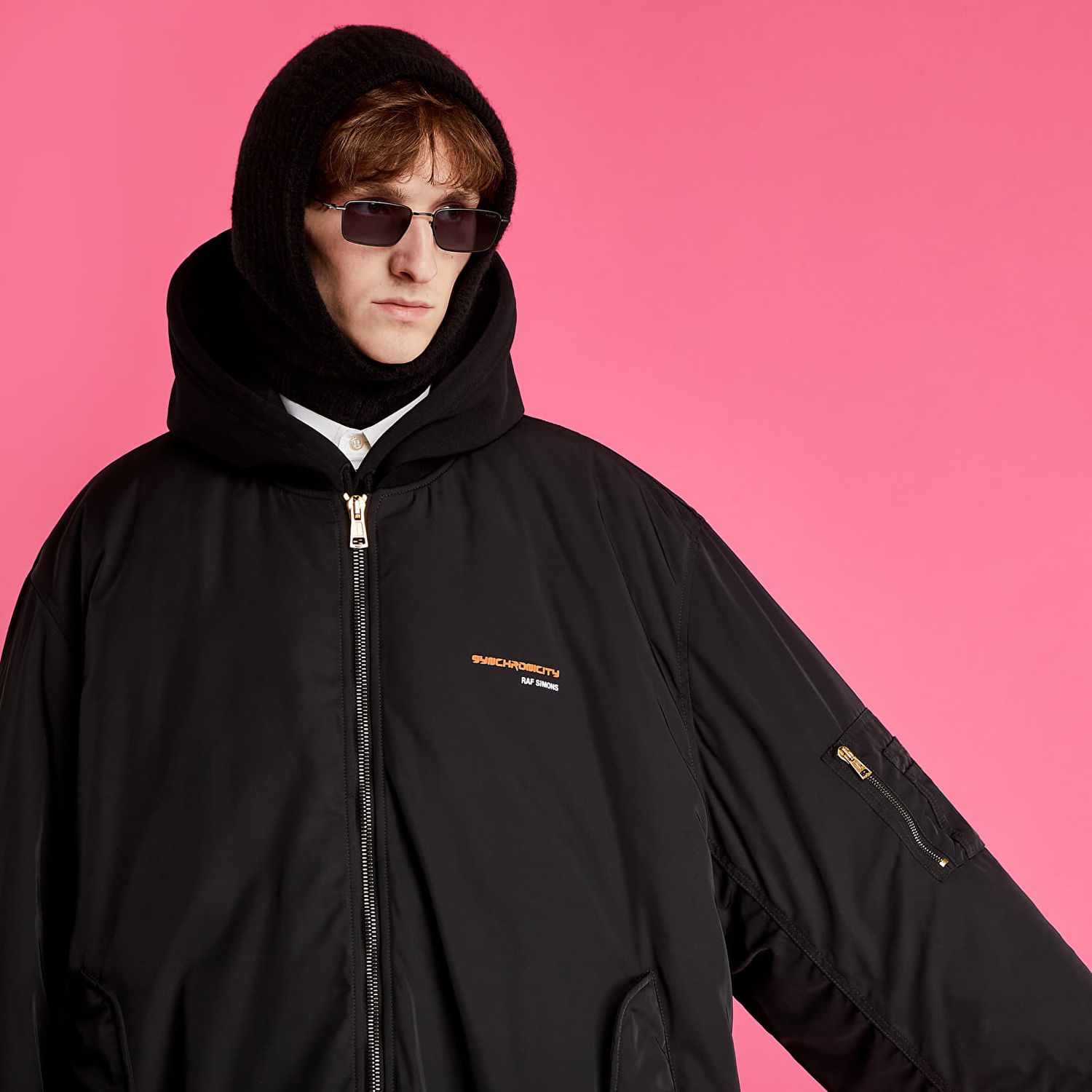 Bomber jakna RAF SIMONS Synchronicity Bomber Jacket Črna | 212-M621A-30060-0099, 1