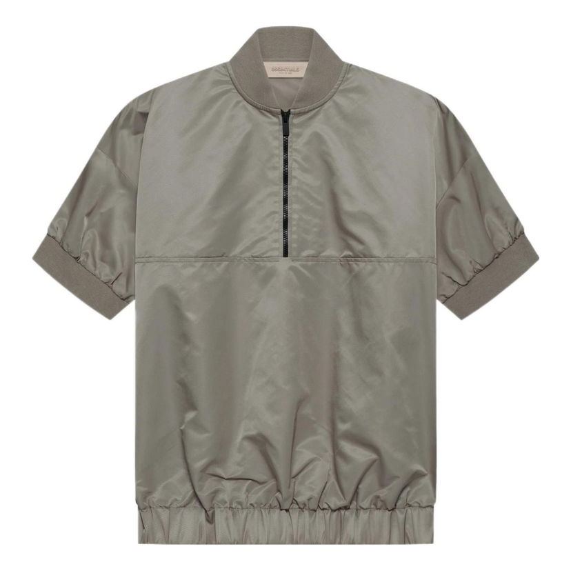 Vetrovka Fear of God Essentials Half Zip Pullover Zelena | FOG-SS22-244