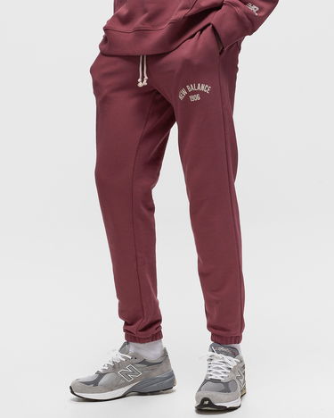 Trenirka New Balance Essentials Varsity Fleece Pant Rdeča | MP33551-WAD, 1