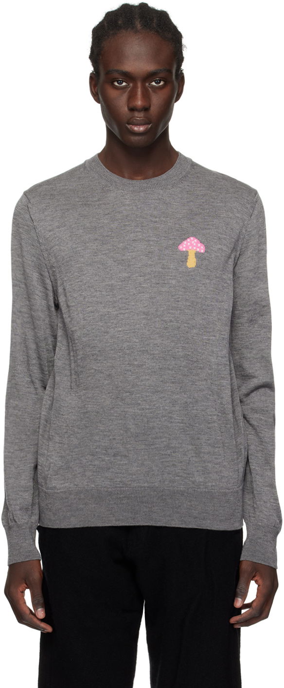 Pleteni pulover Comme des Garçons Brett Westfall x Sweater Siva | FK-N013-051, 0